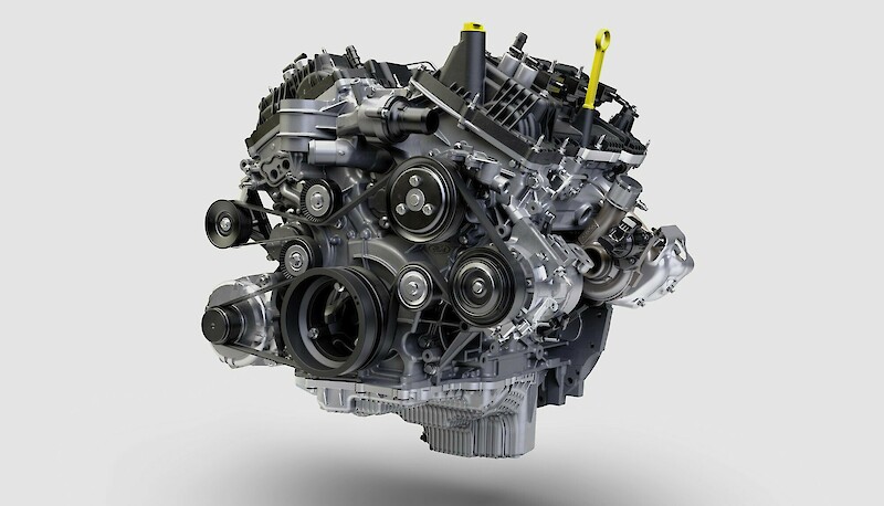 Kettős turbótöltésű, 3,0 literes V6-os EcoBoost benzinmotor