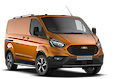 Narancssárga Ford Transit Custom borítóképe