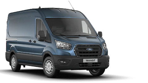 Kék Ford Transit Van borítóképe