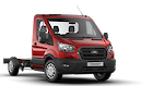 Piros Ford Transit Alváz borítóképe