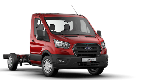 Piros Ford Transit Alváz borítóképe