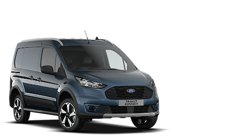 Kék Ford Transit Connect borítóképe