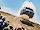 Rally Ford Fiesta ugrat egy földes domboldalról