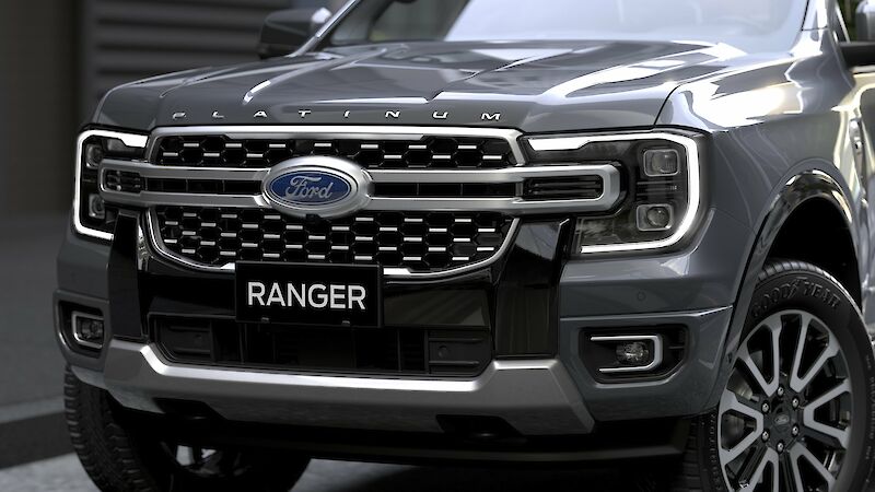 Ford Ranger Platinum hűtőrácsa