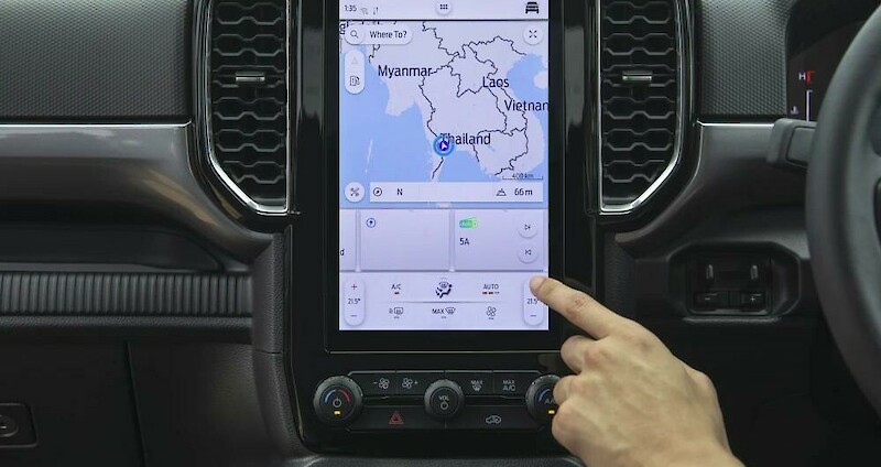 Ford SYNC 4 navigáció